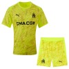 Officiële Voetbalshirt + Korte Broek Doelman Olympique de Marseille 2025-26 Gele - Kids